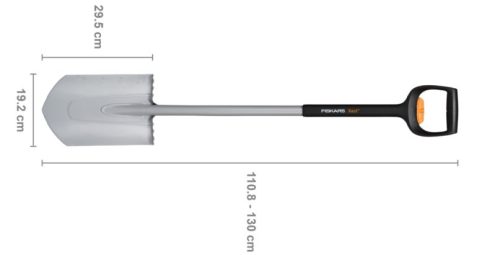 Fiskars teleszkópos, hegyes ásó Xact