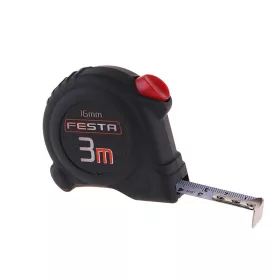 Festa mérőszalag 3 m x 16 mm, gumírozott