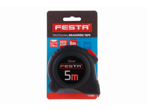 Festa mérőszalag 5 m x 19 mm, gumírozott