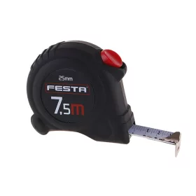 Festa mérőszalag 7,5 m x 25 mm, gumírozott
