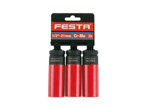 Festa alufelni dugókulcs 1/2" 21 mm (3 db/cs)