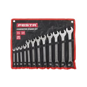 Festa csillag-villáskulcs készlet 12 részes 8-22 mm CrV Profi