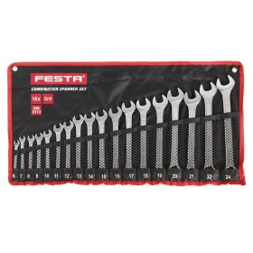 Festa csillag-villáskulcs készlet 18 részes 6-24 mm CrV Profi
