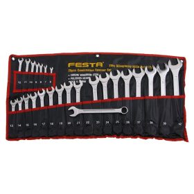 Festa csillag-villáskulcs készlet 25 részes 6-32 mm CrV Profi