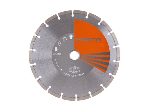 Festa gyémánt vágókorong 230 x 2,6 x 22,0 mm szegmentált