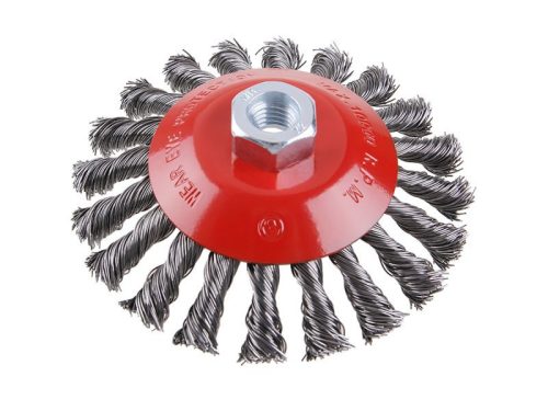 Festa döntött sodrott körkefe M14 125 mm acél