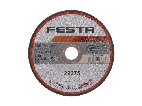 Festa vágókorong fémre 150 x 2,5 x 22,2 mm INDUSTRY