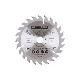 Festa fűrésztárcsa fához 160 x 20 x 2,0 mm / 24T