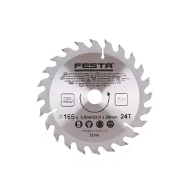 Festa fűrésztárcsa fához 165 x 20 x 2,8 mm / 24T