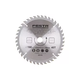 Festa fűrésztárcsa fához 190 x 20 x 2,2 mm / 40T