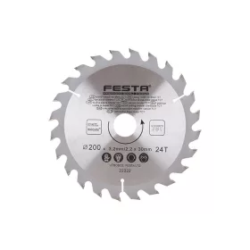 Festa fűrésztárcsa fához 200 x 30 x 2,2 mm / 24T