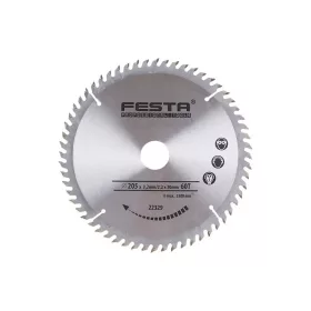 Festa fűrésztárcsa fához 205 x 30 x 2,2 mm / 60T
