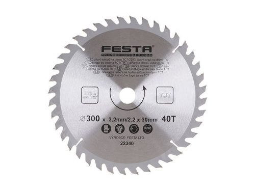 Festa fűrésztárcsa fához 300 x 30 x 2,2 mm / 40T