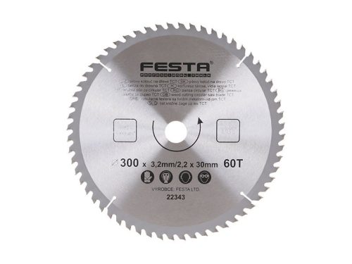 Festa Fűrésztárcsa fához 300 x 30 x 2,2 mm / 60T