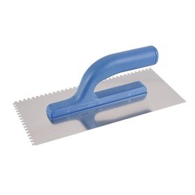 Festa glettvas 130 x 280 mm inox fogazott 4 x 4 mm műanyag nyéllel