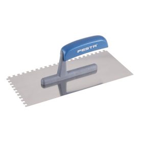 Festa glettvas 130 x 280 mm inox fogazott 6 x 6 mm