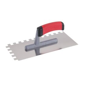 Festa glettvas 130 x 280 mm inox fogazott 12 x 12 mm lágy fogantyús