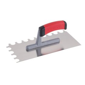 Festa glettvas 130 x 280 mm inox fogazott O16 mm lágy fogantyús