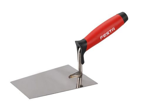Festa kőműves kanál 160 x 115 mm mennyezeti inox lágy fogantyús