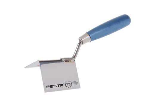Festa kőműves kanál sarok külső inox 80/60/60