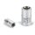 Fortum dugófej, torx, 1/2", 61CrV5 mattkróm, 38mm hosszú E12 FORTUM