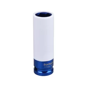 Fortum gépi (impakt) dugófej 1/2", 17 mm vékonyfalú