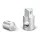 Fortum adapter hosszabbító szárhoz, 61CrV5, 3/8", 1/2"