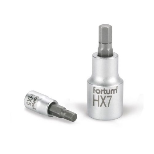 Fortum bitdugófej, imbusz, 1/4", 61CrV5/S2, 4mm (HX4)