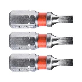 Fortum behajtóhegy lapos, 3 db, S2 acél 3×25mm, bliszteren