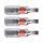 Fortum behajtóhegy lapos, 3 db, S2 acél 3×25mm, bliszteren