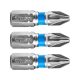 Fortum behajtóhegy PZ, 3 db, S2 acél PZ 1×25mm, bliszteren