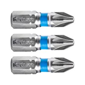 Fortum behajtóhegy PZ, 3 db, S2 acél PZ 3×25mm, bliszteren
