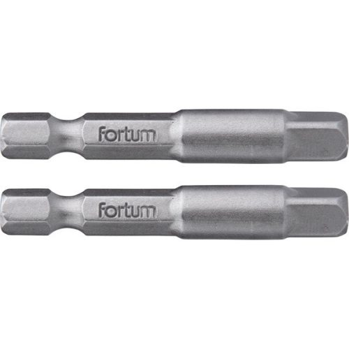 Fortum adapter klt. 2 db, dugókulcsok gépi befogásához; S2 acél, 1/4", 50 mm, bliszteren