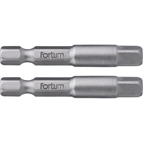 Fortum adapter készlet 2 db, dugókulcsok gépi befogásához S2 acél, 1/4", 50 mm