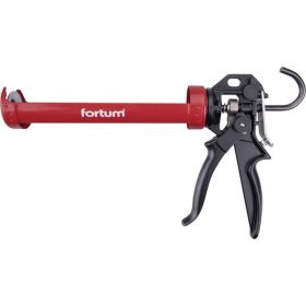 Fortum kinyomópisztoly fém, 225mm, 360°-ban körbeforgatható, állítható lökethossz+túlfolyás gátló