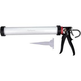Fortum kinyomó pisztoly, fém 380mm, 360°-ban körbeforgatható ALU tubustartóval