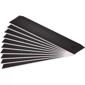 Fortum pótpenge 10 db, fekete, tripla vágóéllel 18×100×0,7mm, SK2 acél,