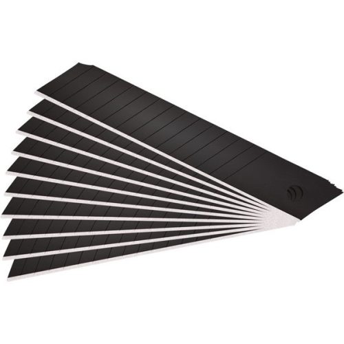 Fortum pótpenge 10 db, fekete, tripla vágóéllel 18×100×0,7mm, SK2 acél,