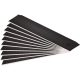 Fortum pótpenge 10 db, fekete, tripla vágóéllel 18×100×0,7mm, SK2 acél,