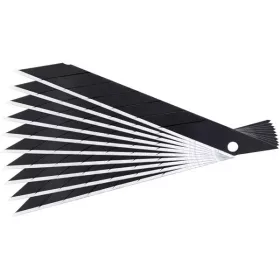 Fortum pótpenge 10 db, fekete, tripla vágóéllel 9×100×0,7mm, SK2 acél