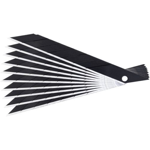 Fortum pótpenge 10 db, fekete, tripla vágóéllel 9×100×0,7mm, SK2 acél
