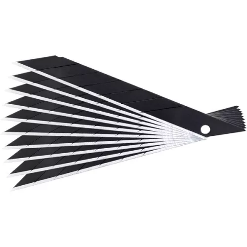 Fortum pótpenge 10 db, fekete, tripla vágóéllel 9×100×0,7mm, SK2 acél