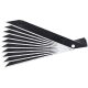 Fortum pótpenge 10 db, fekete, tripla vágóéllel 9×100×0,7mm, SK2 acél