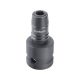 Fortum adapter, impakt 1/4" BIT-ek gépi befogásához, 1/2" gépi befogás, gyorskioldóval, CrMoV, hossz: 49 mm