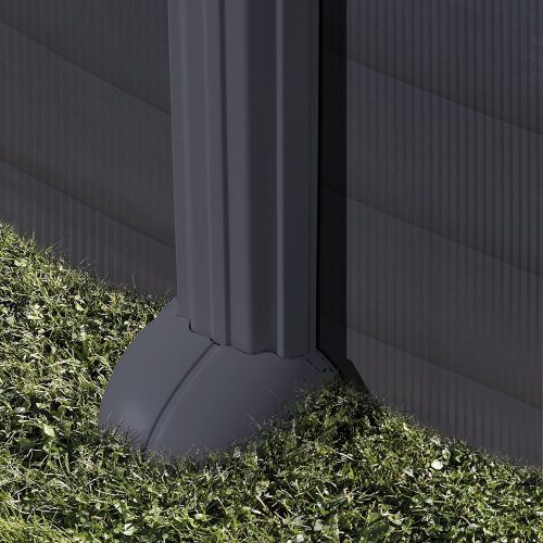 GRE 730 x 375 x 120 cm külső merevítő lábbal, fa minta