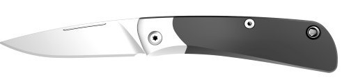 Gerber zsebkés (kicsi), szürke Wingtip Modern