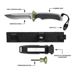 Gerber túlélő tőr+szikravető Ultimate