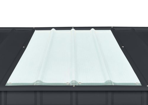 Kerti ház 86 ANTRAZITE + napfénytetővel