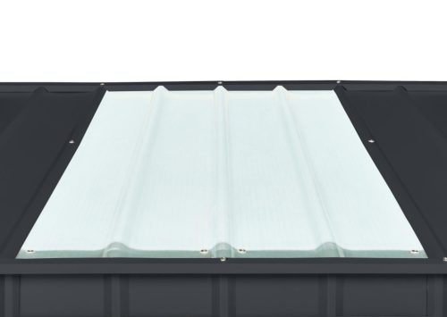 Kerti ház 1012 ANTRAZITE + napfénytetővel