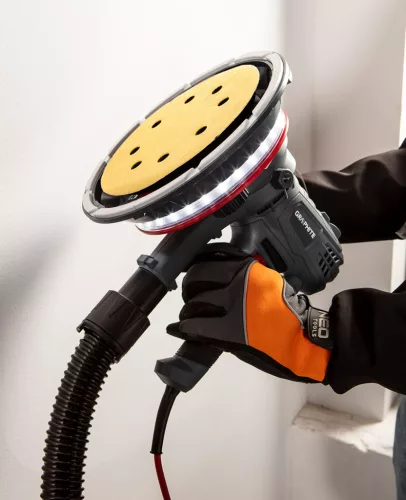 Graphite csiszolópapír tépőzáras 180 mm P120, 8 lyukas 5 részes